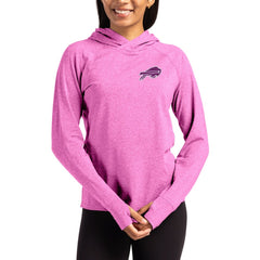 Buffalo Bills Cutter & Buck Women's Tonal Logo Adapt Knit Recycled Raglan Pullover Hoodie - Pink discount