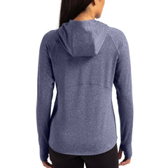 Buffalo Bills Cutter & Buck Women's Tonal Logo Adapt Knit Recycled Raglan Pullover Hoodie - Heather Navy online