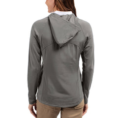Minnesota Vikings Cutter & Buck Women's Adapt Eco Knit Hybrid Recycled Raglan Full-Zip Hoodie Jacket - Gray discount