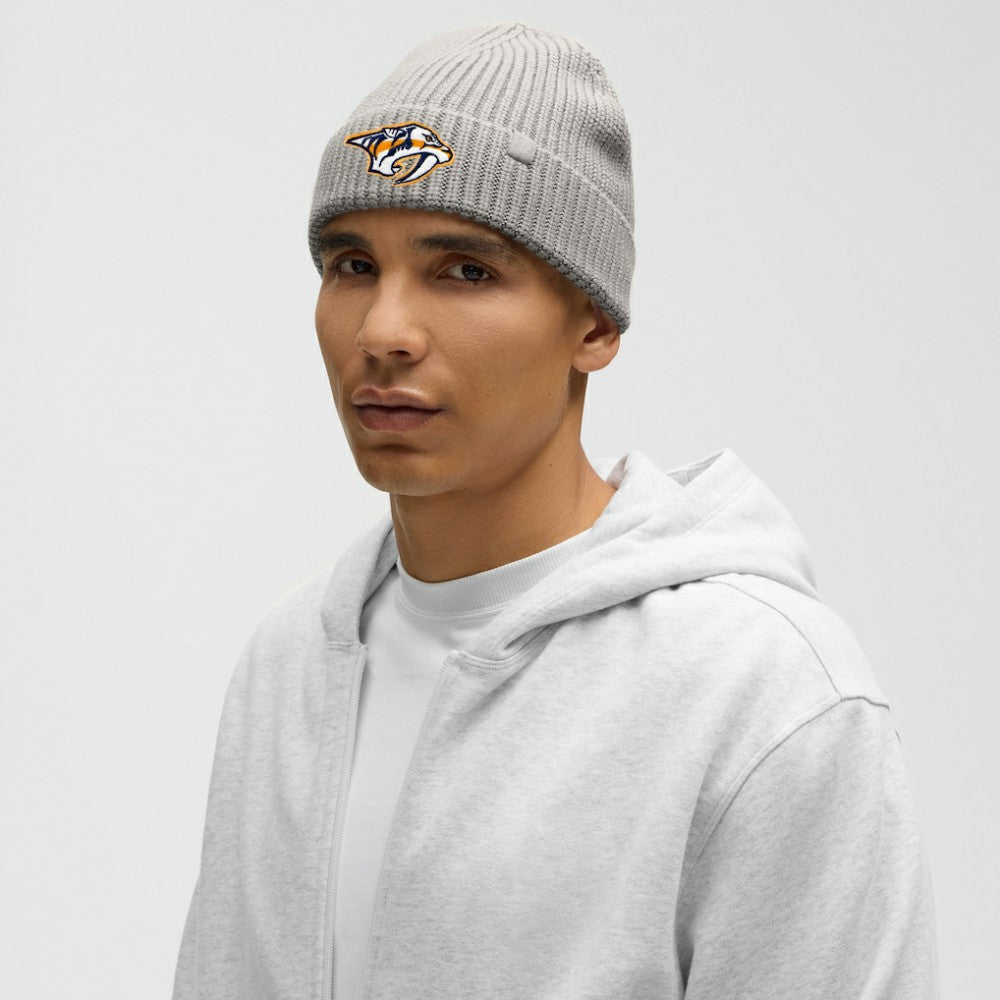 Nashville Predators lululemon Unisex Close-Fit Wool-Blend Ribbed Beanie Heathered Gull Grey