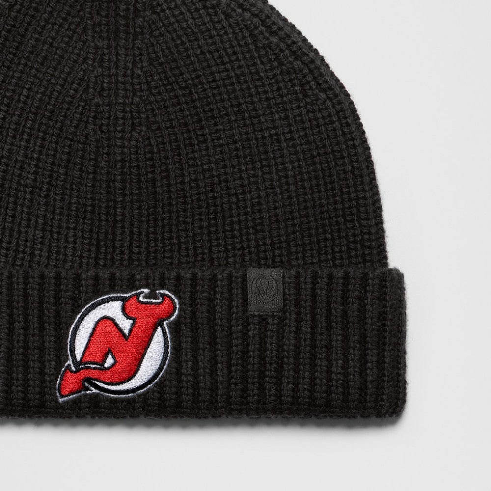 New Jersey Devils lululemon Unisex Close-Fit Wool-Blend Ribbed Beanie Black
