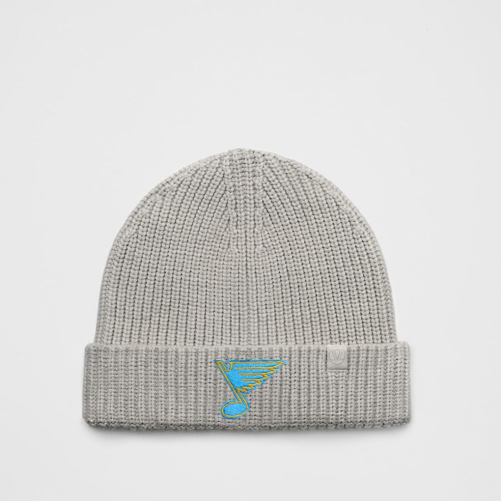 St. Louis Blues lululemon Unisex Close-Fit Wool-Blend Ribbed Beanie Heathered Gull Grey