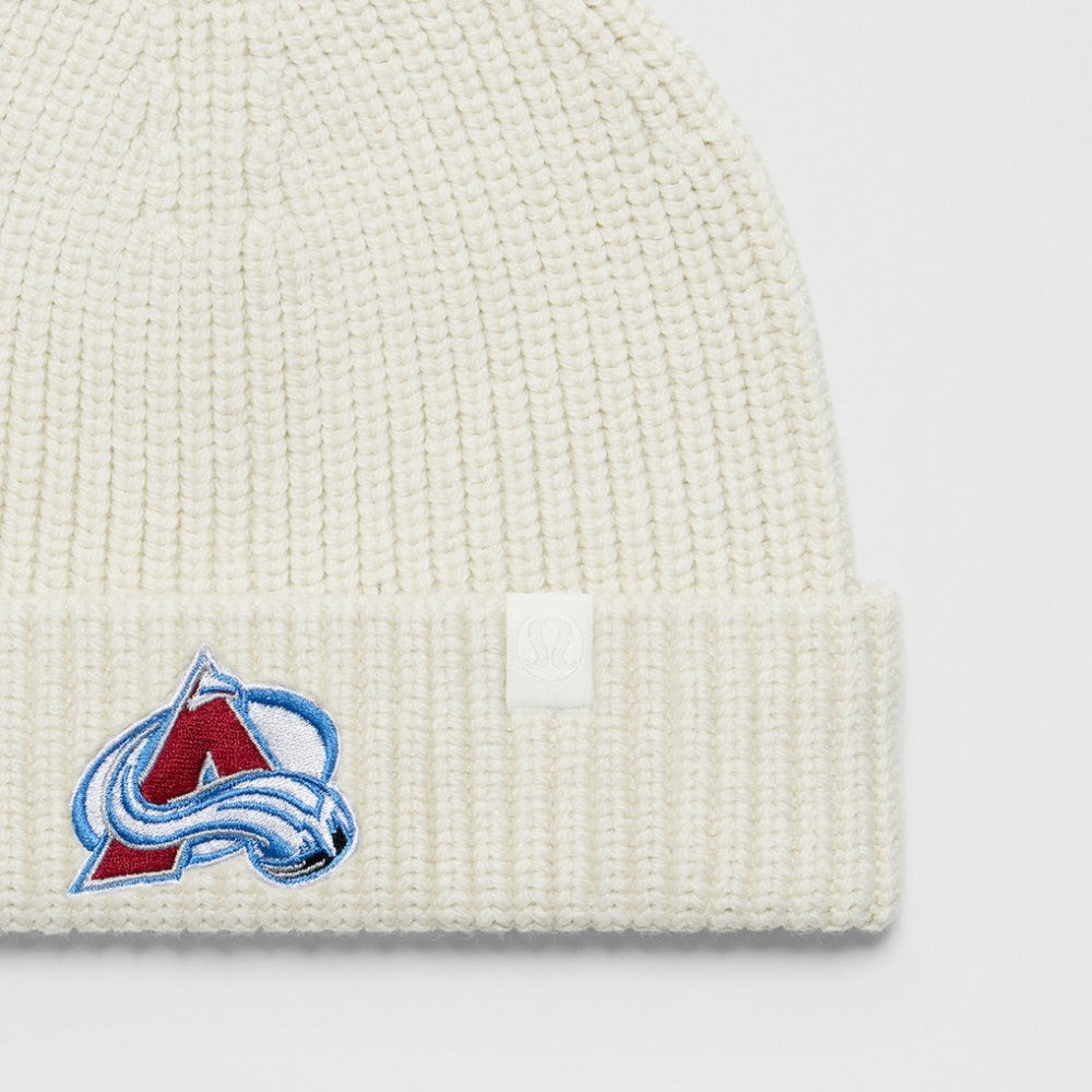 Colorado Avalanche lululemon Unisex Close-Fit Wool-Blend Ribbed Beanie Heathered Bone