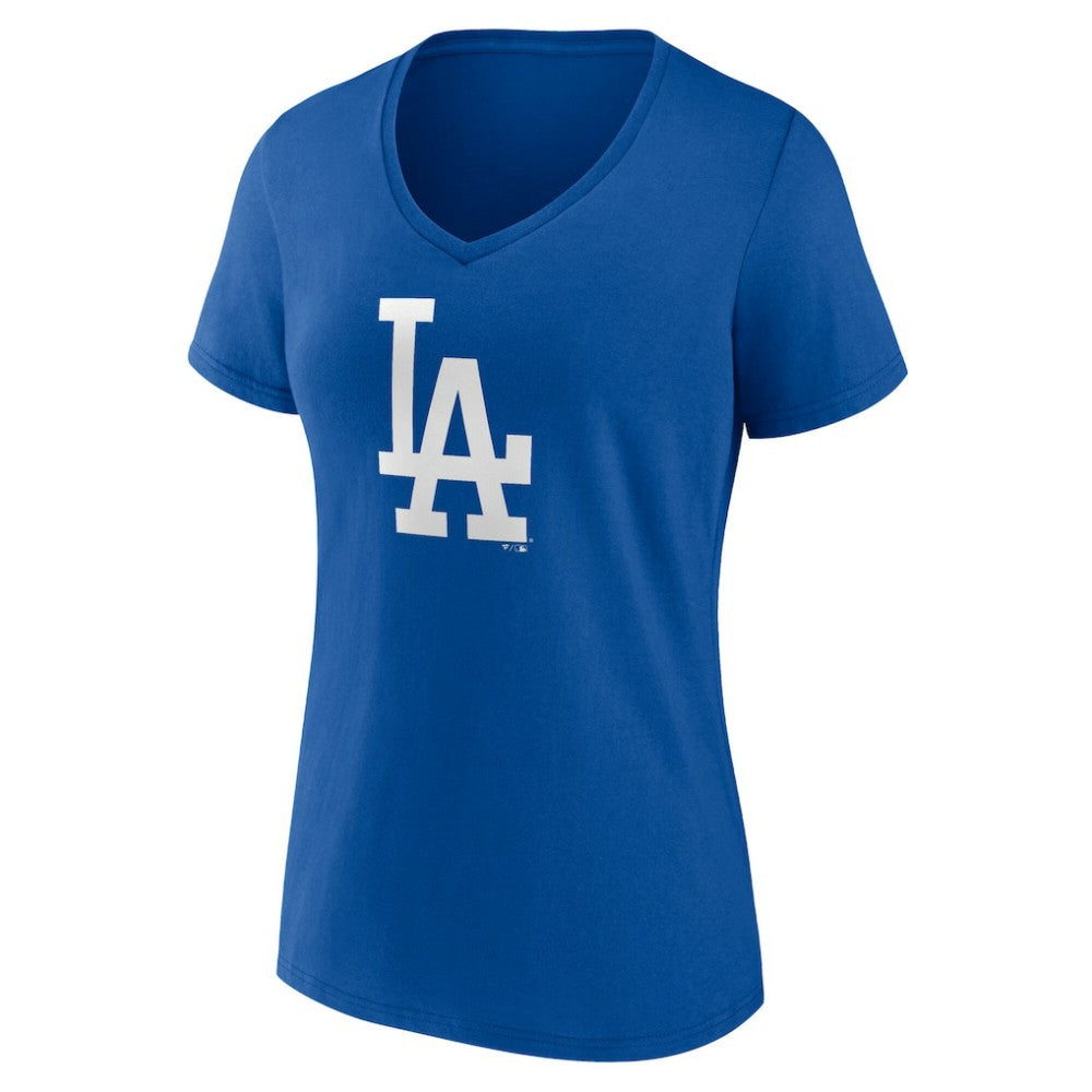 Shohei Ohtani Los Angeles Dodgers Women's Player Name & Number V-Neck T-Shirt - Royal