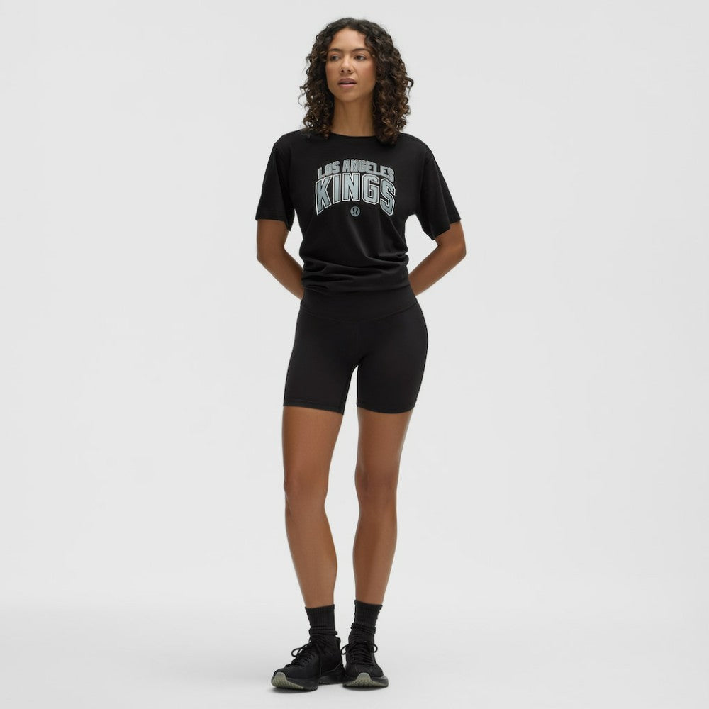 Los Angeles Kings lululemon Women's All Yours Organic Cotton T-Shirt Black