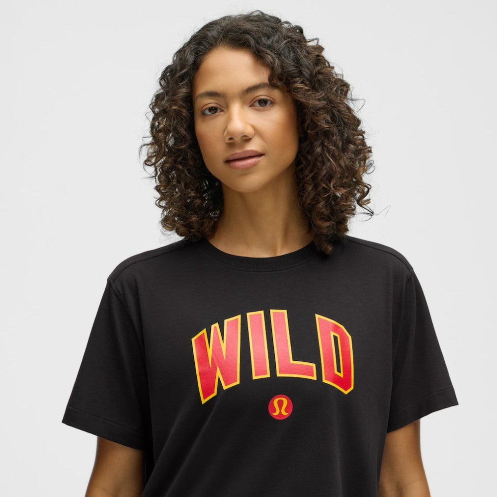 Minnesota Wild lululemon Women's All Yours Organic Cotton T-Shirt Black