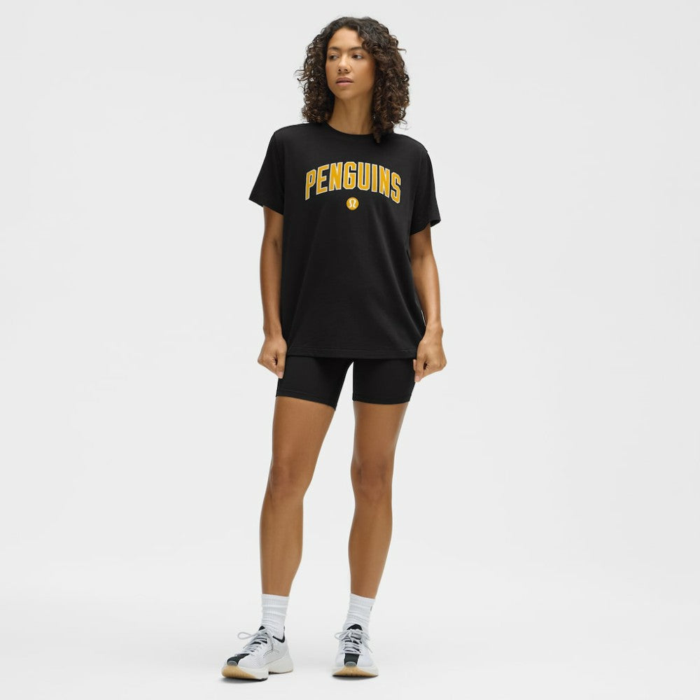Pittsburgh Penguins lululemon Women's All Yours Organic Cotton T-Shirt Black