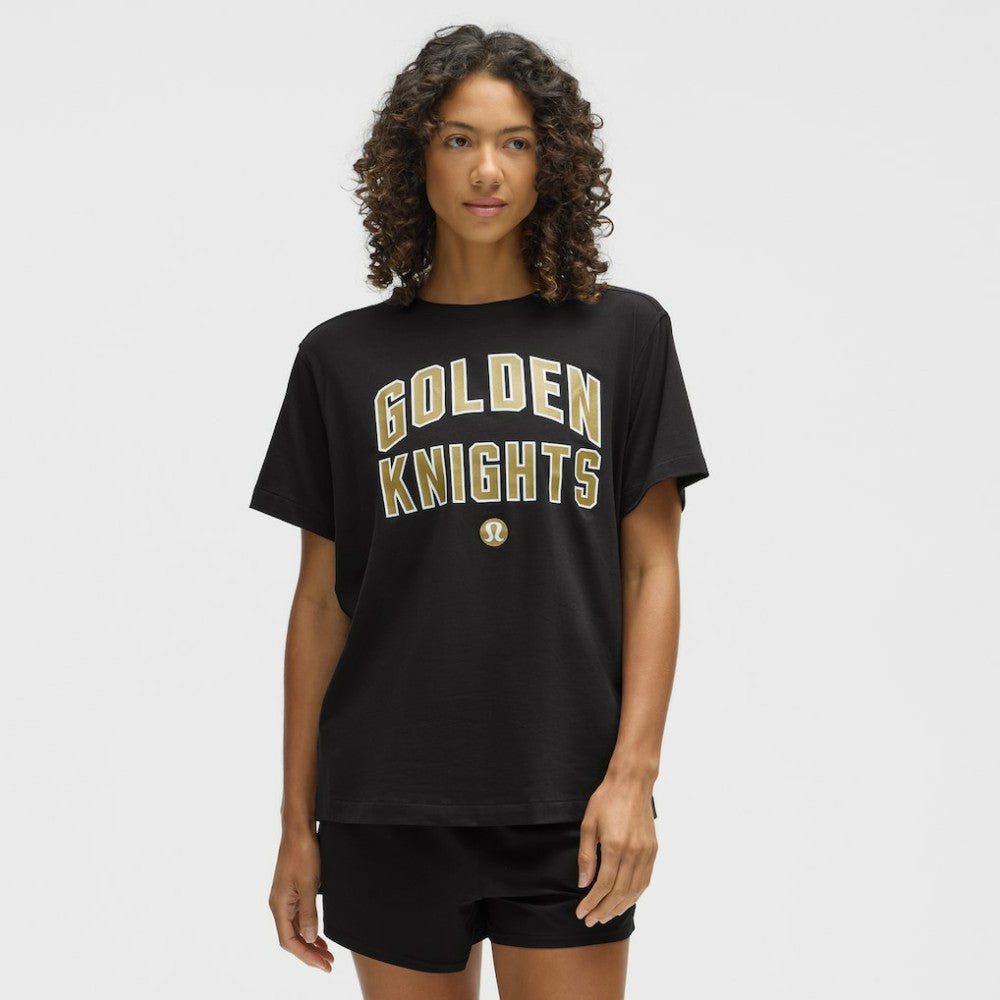 Vegas Golden Knights lululemon Women's All Yours Organic Cotton T-Shirt Black
