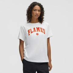 Calgary Flames lululemon Women's All Yours Organic Cotton T-Shirt White