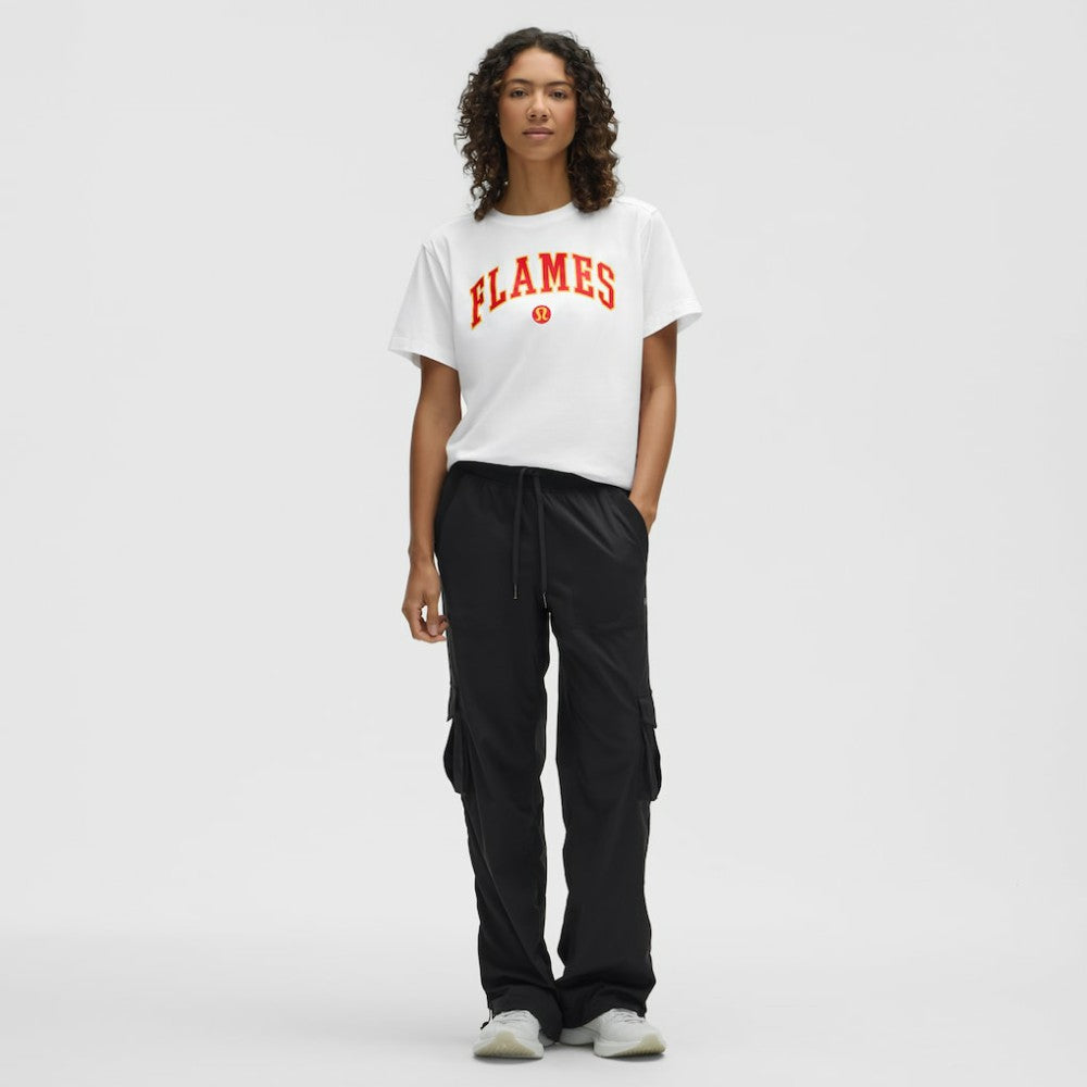 Calgary Flames lululemon Women's All Yours Organic Cotton T-Shirt White