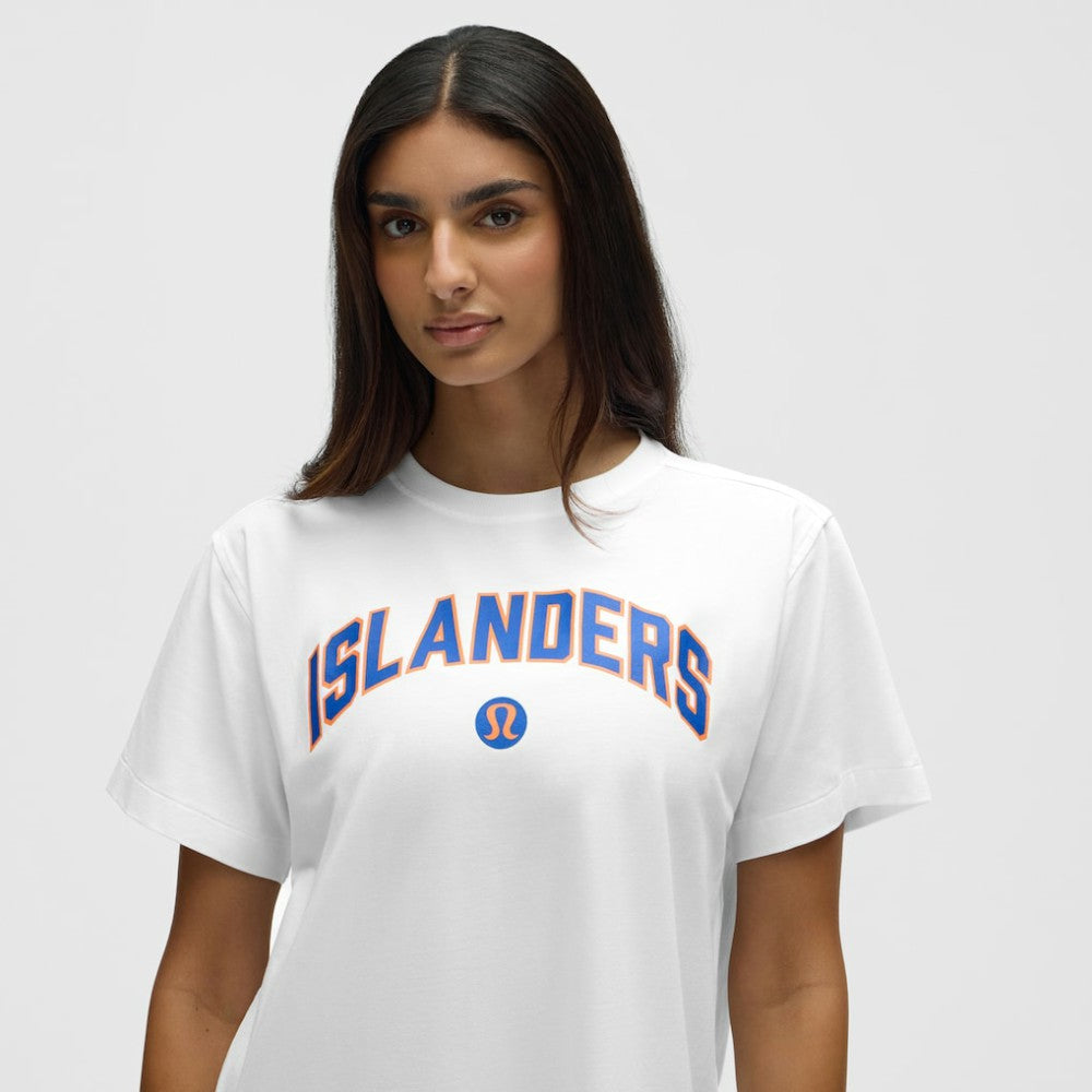 New York Islanders lululemon Women's All Yours Organic Cotton T-Shirt White