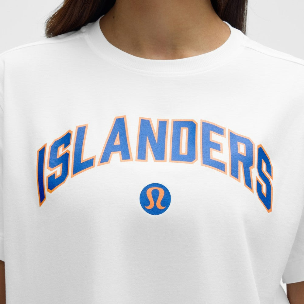 New York Islanders lululemon Women's All Yours Organic Cotton T-Shirt White