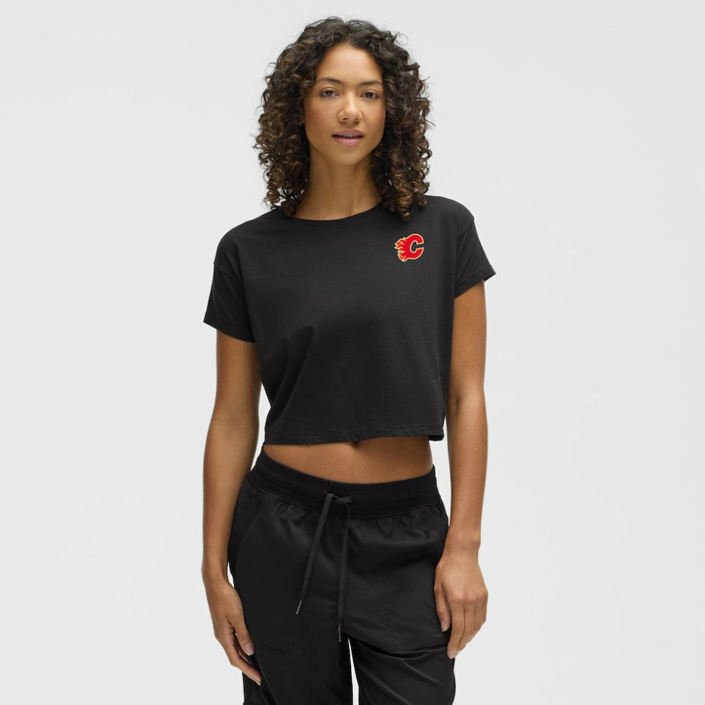 Calgary Flames lululemon Women's Cates T-Shirt Black