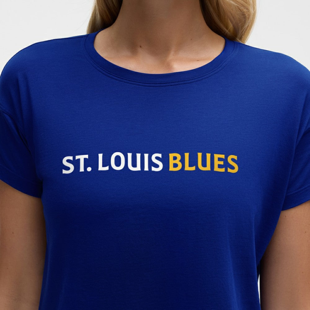 St. Louis Blues lululemon Women's Cates T-Shirt College Cobalt