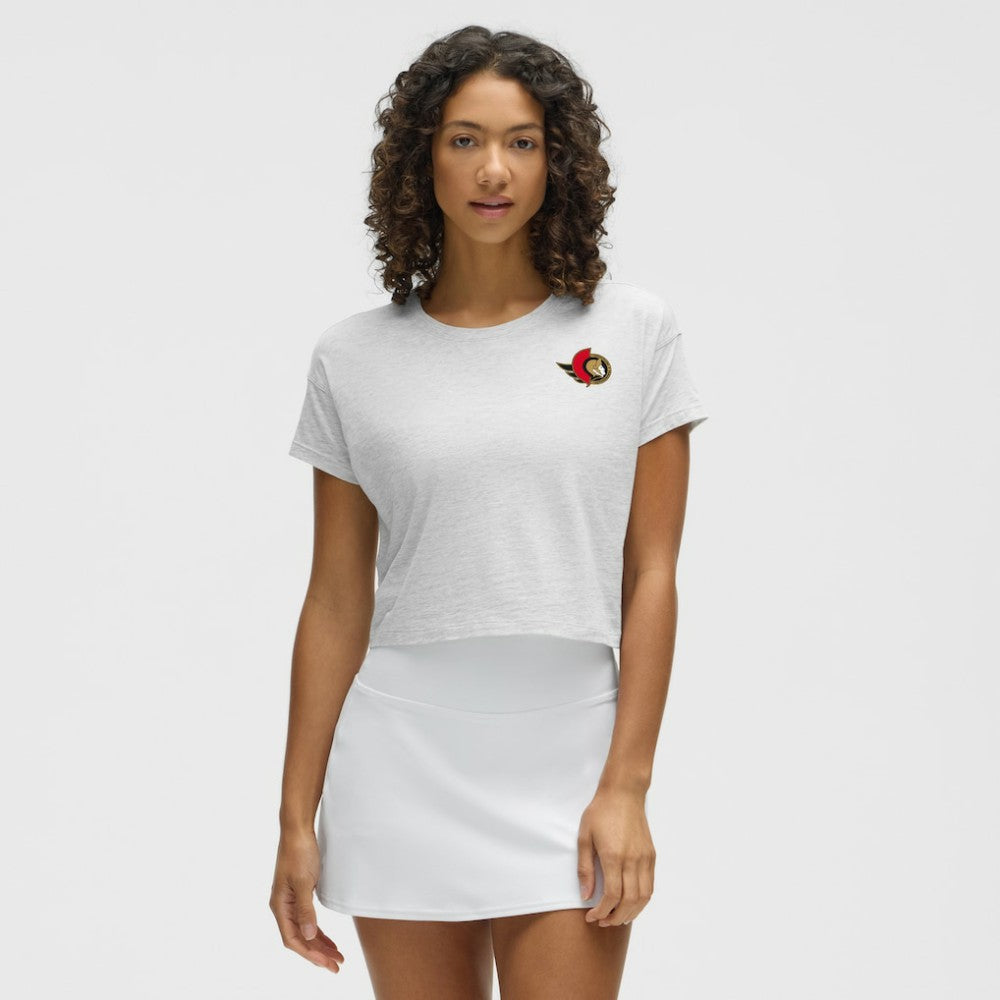 Ottawa Senators lululemon Women's Cates T-Shirt Heathered Core Ultra Light Grey