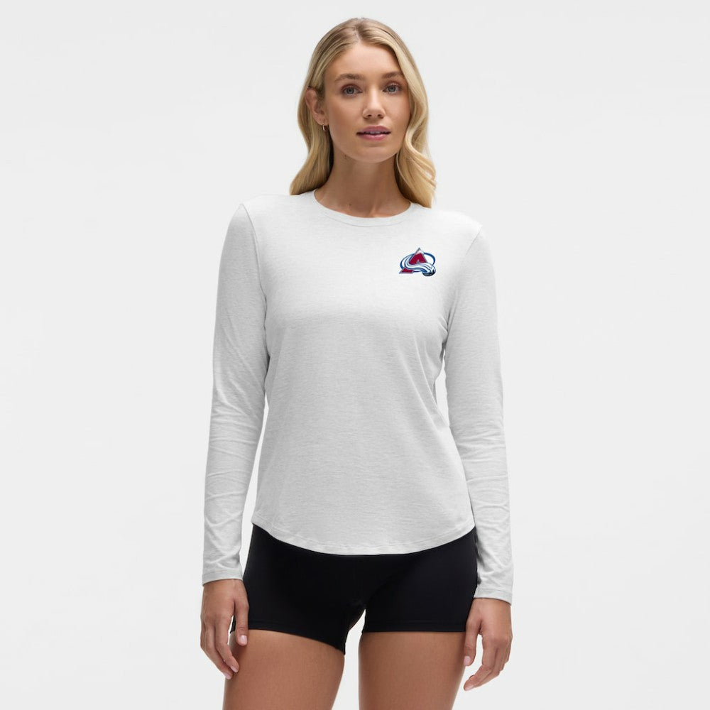 Colorado Avalanche lululemon Women's Love Long Sleeve T-Shirt Heathered Core Ultra Light Grey