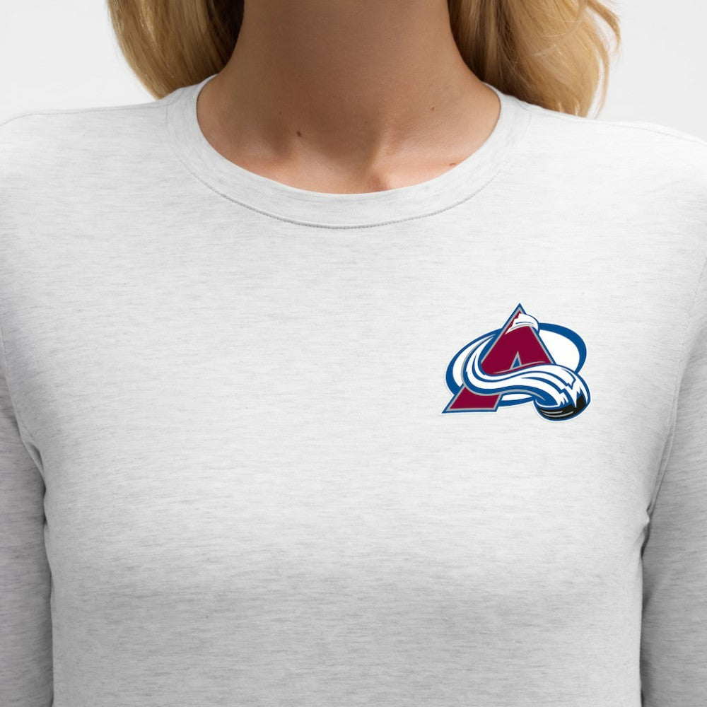 Colorado Avalanche lululemon Women's Love Long Sleeve T-Shirt Heathered Core Ultra Light Grey