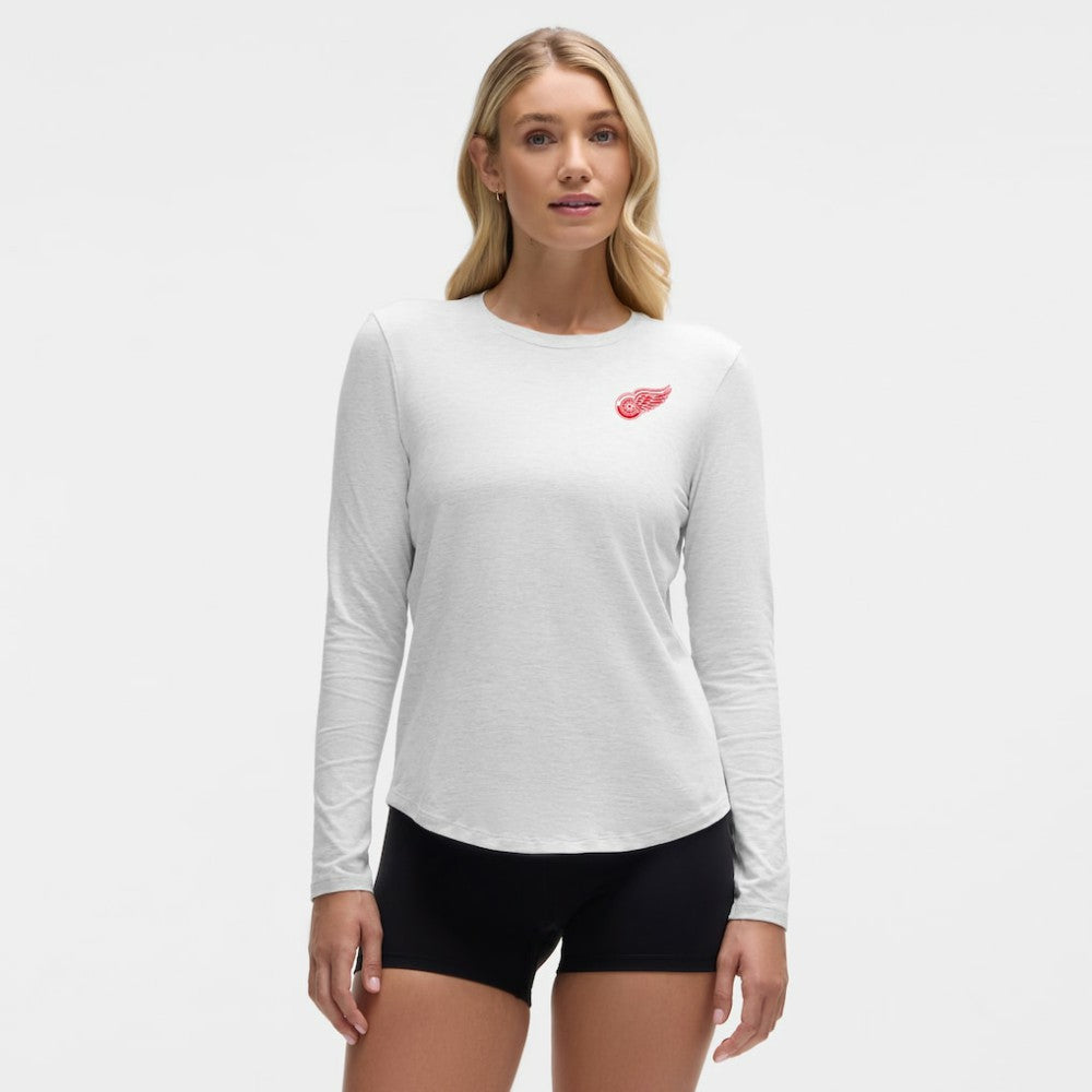 Detroit Red Wings lululemon Women's Love Long Sleeve T-Shirt Heathered Core Ultra Light Grey