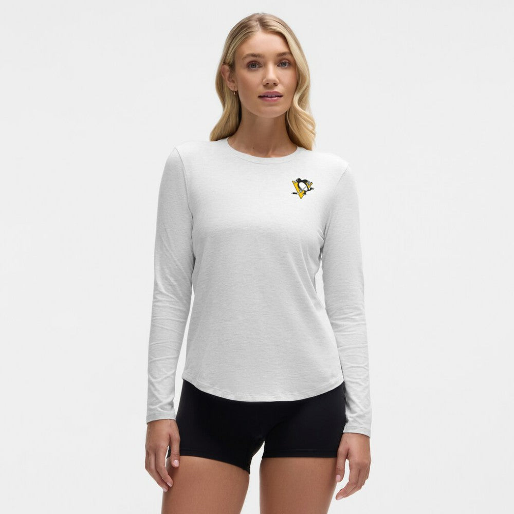 Pittsburgh Penguins lululemon Women's Love Long Sleeve T-Shirt Heathered Core Ultra Light Grey