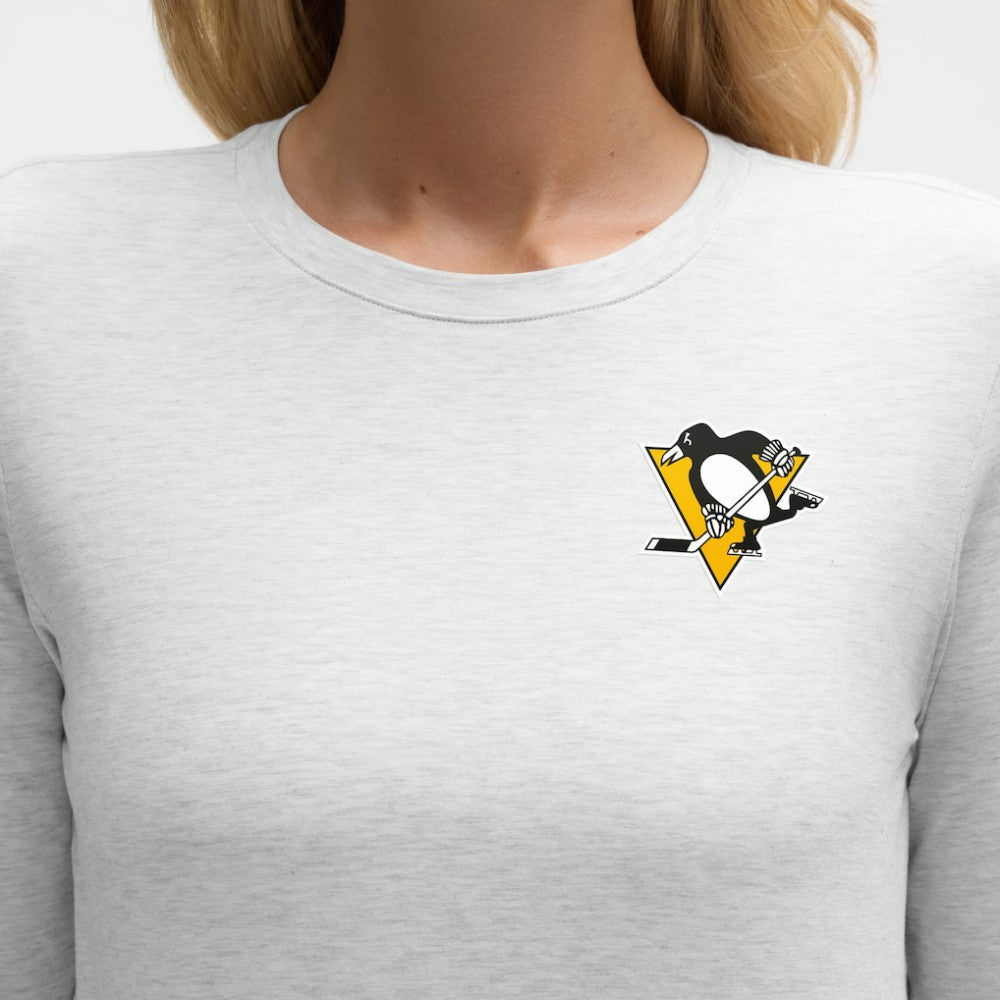 Pittsburgh Penguins lululemon Women's Love Long Sleeve T-Shirt Heathered Core Ultra Light Grey
