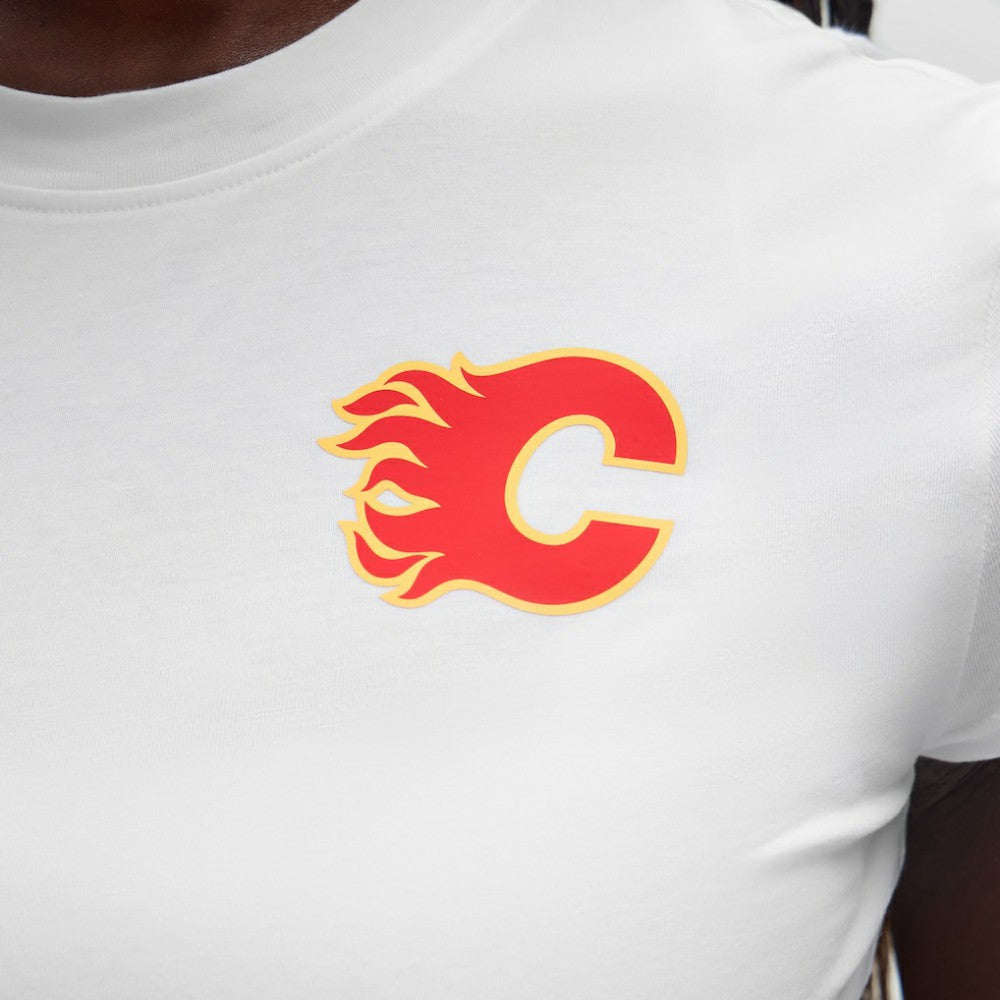 Calgary Flames lululemon Women's Baby T-Shirt White