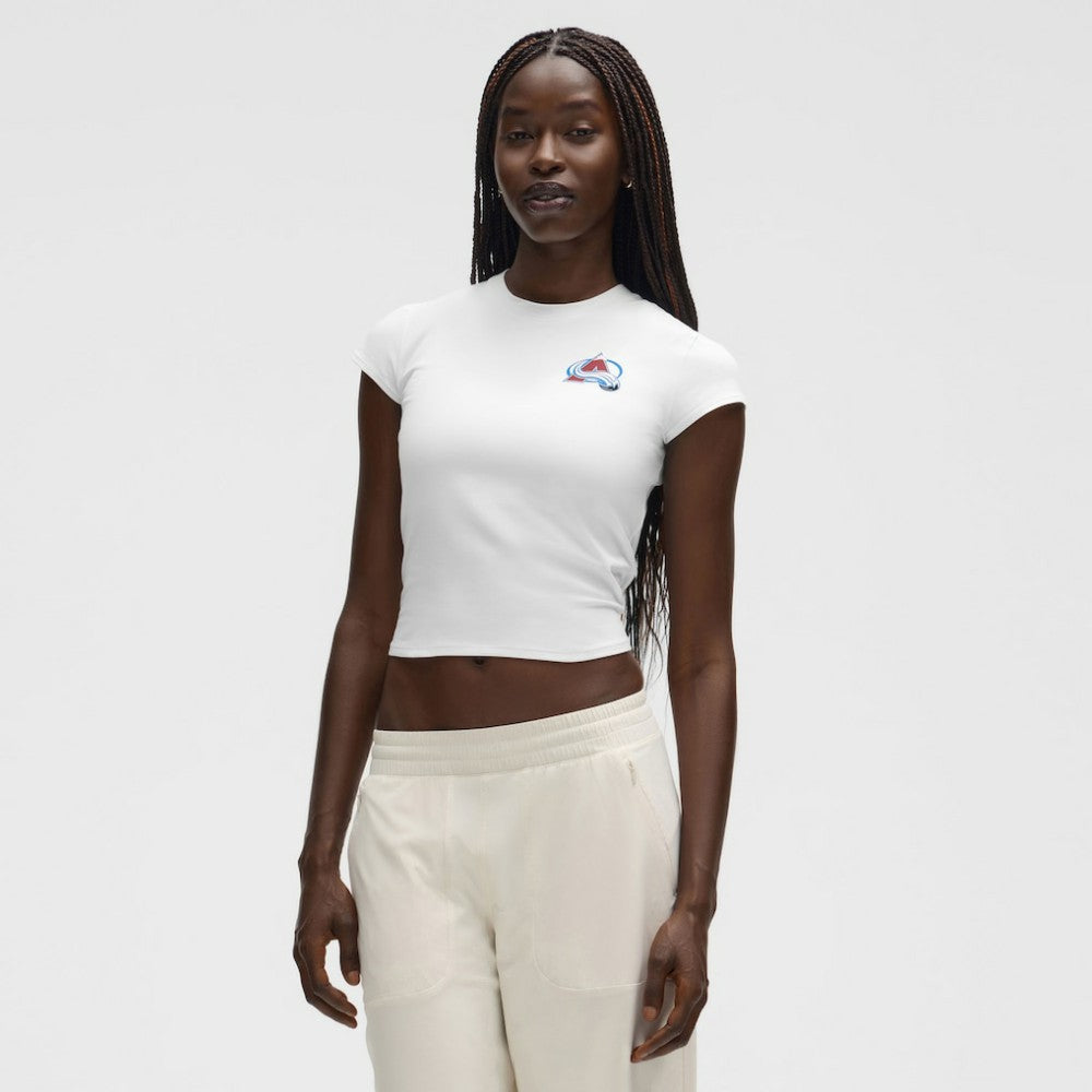 Colorado Avalanche lululemon Women's Baby T-Shirt White