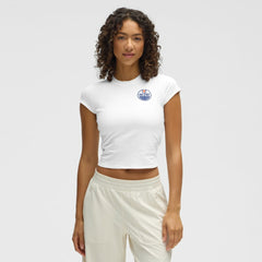 Edmonton Oilers lululemon Women's Baby T-Shirt White