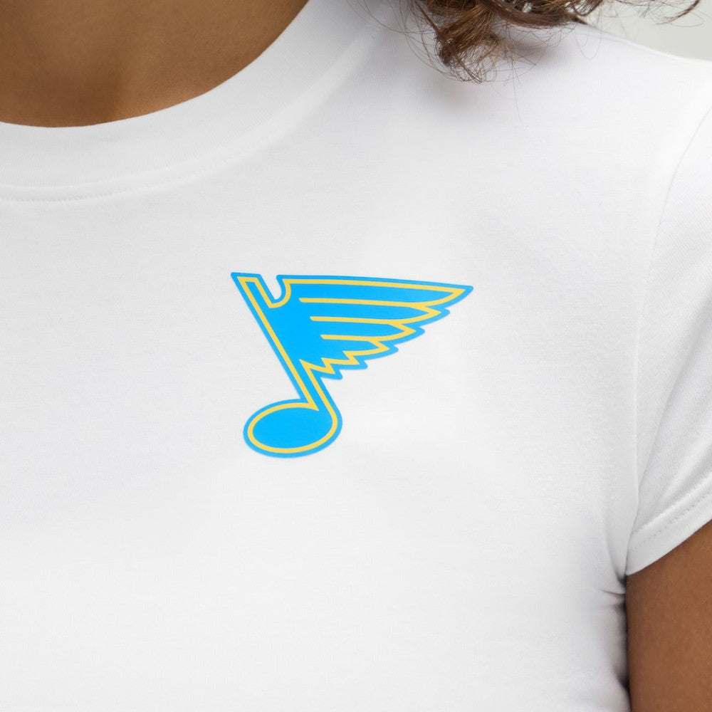 St. Louis Blues lululemon Women's Baby T-Shirt White