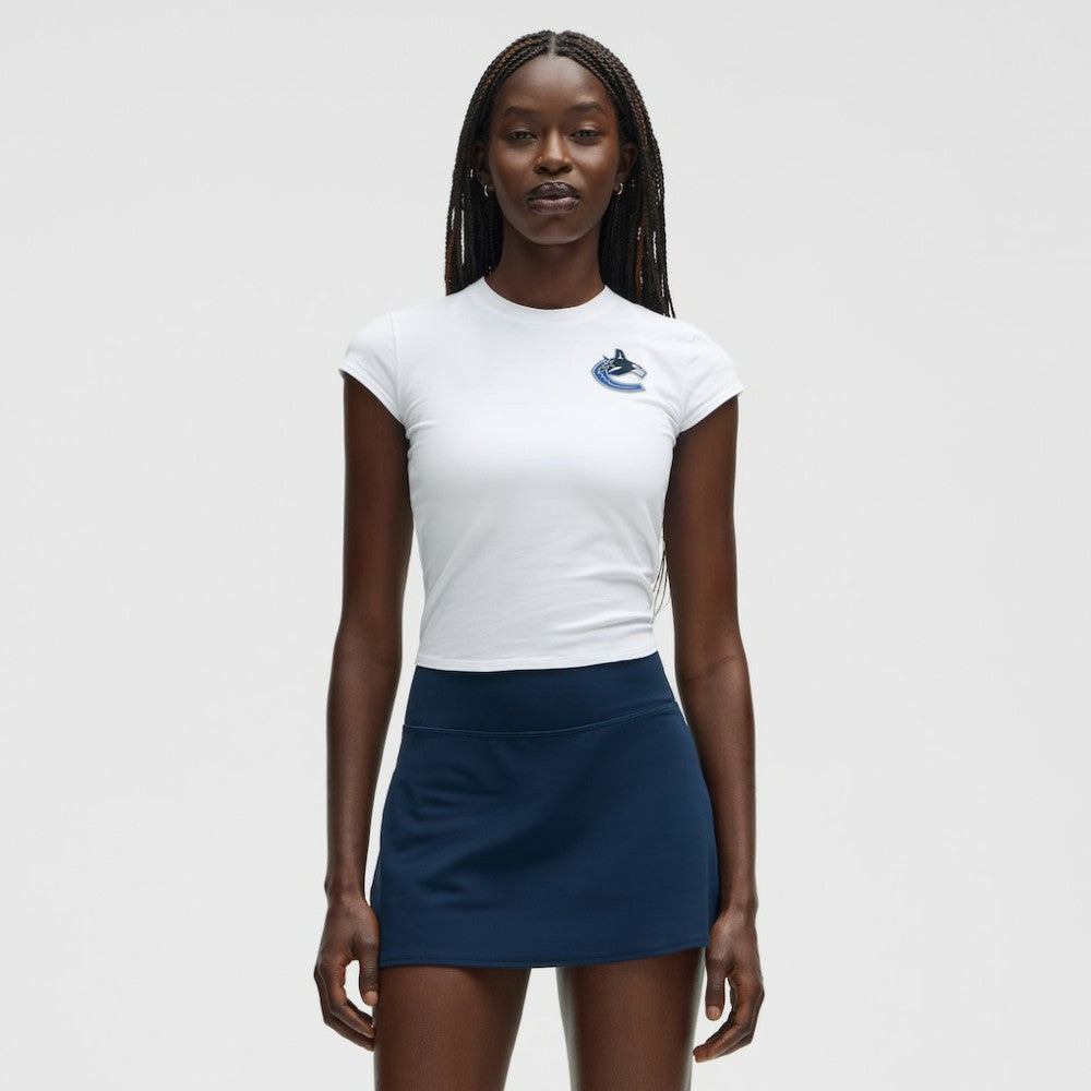 Vancouver Canucks lululemon Women's Baby T-Shirt White
