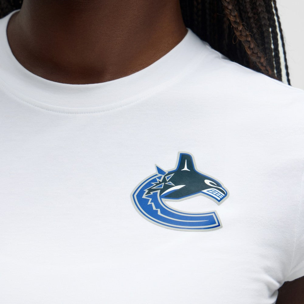 Vancouver Canucks lululemon Women's Baby T-Shirt White