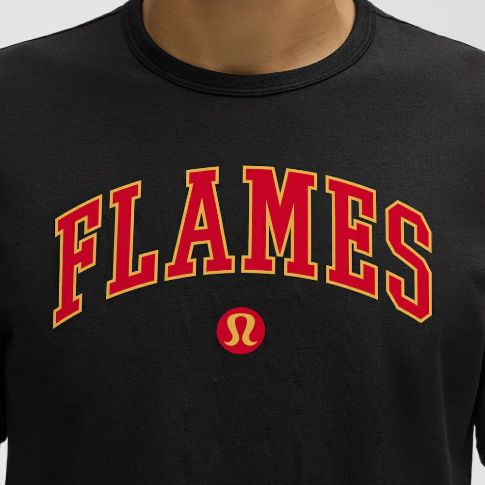 Calgary Flames lululemon Organic Cotton Classic-Fit T-Shirt Black