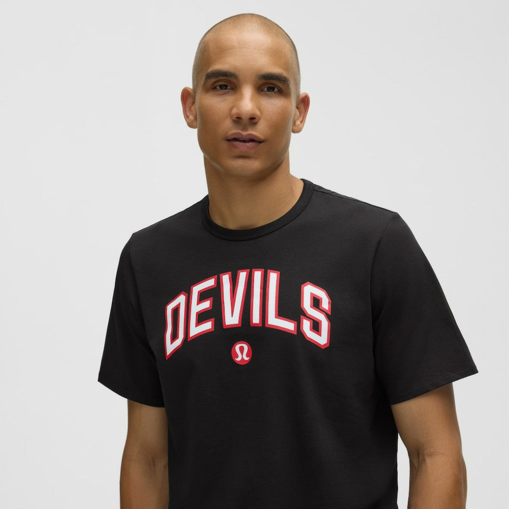 New Jersey Devils lululemon Organic Cotton Classic-Fit T-Shirt Black