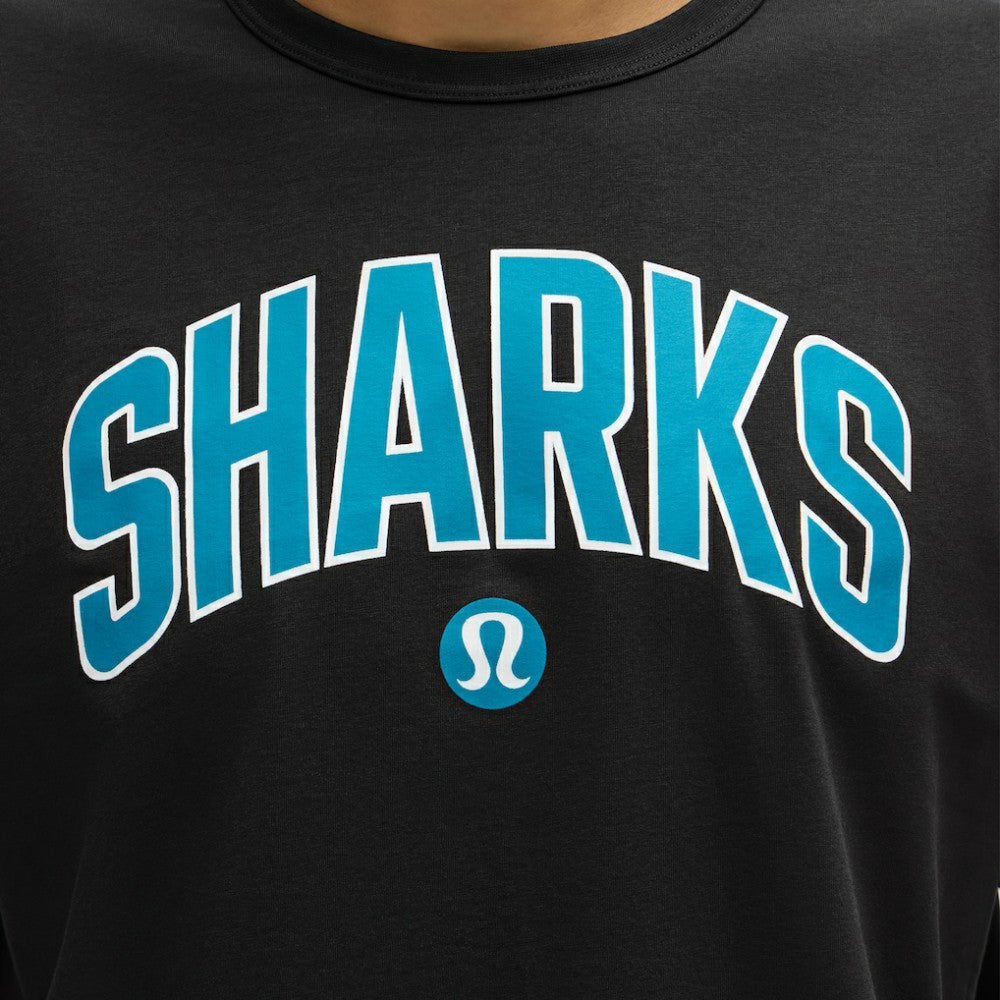 San Jose Sharks lululemon Organic Cotton Classic-Fit T-Shirt Black
