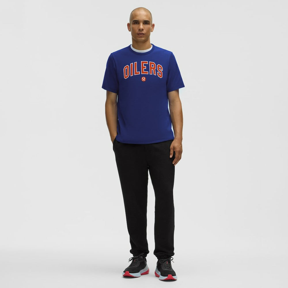 Edmonton Oilers lululemon Organic Cotton Classic-Fit T-Shirt Larkspur