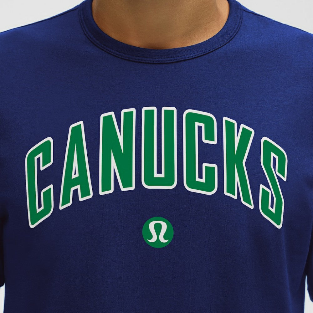 Vancouver Canucks lululemon Organic Cotton Classic-Fit T-Shirt Larkspur