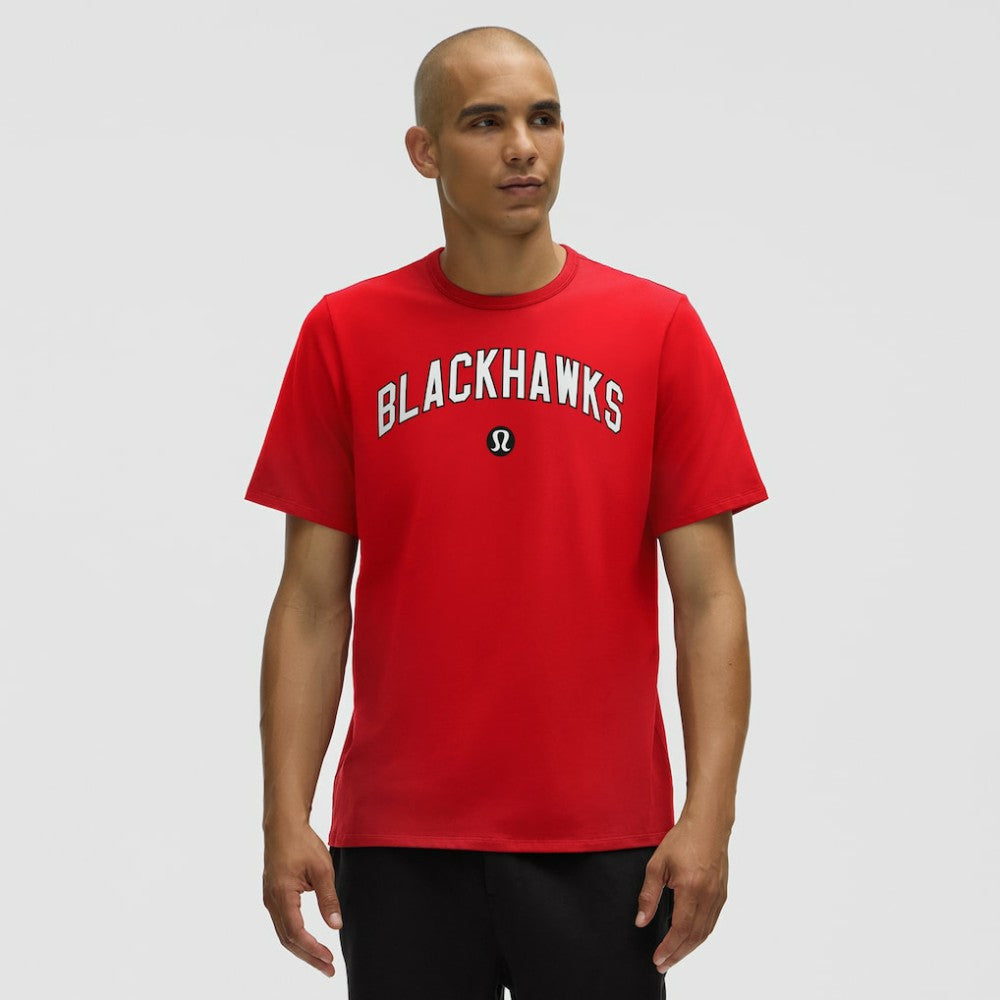 Chicago Blackhawks lululemon Organic Cotton Classic-Fit T-Shirt True Red