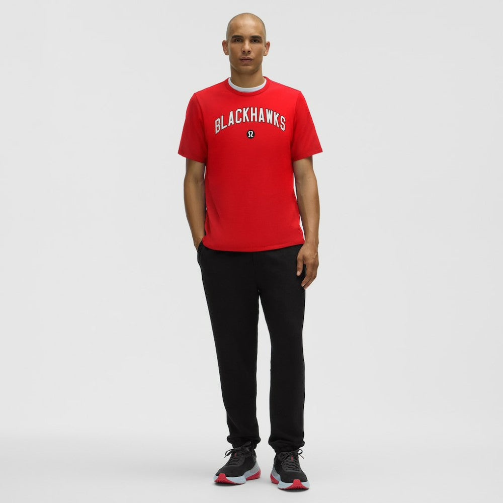 Chicago Blackhawks lululemon Organic Cotton Classic-Fit T-Shirt True Red