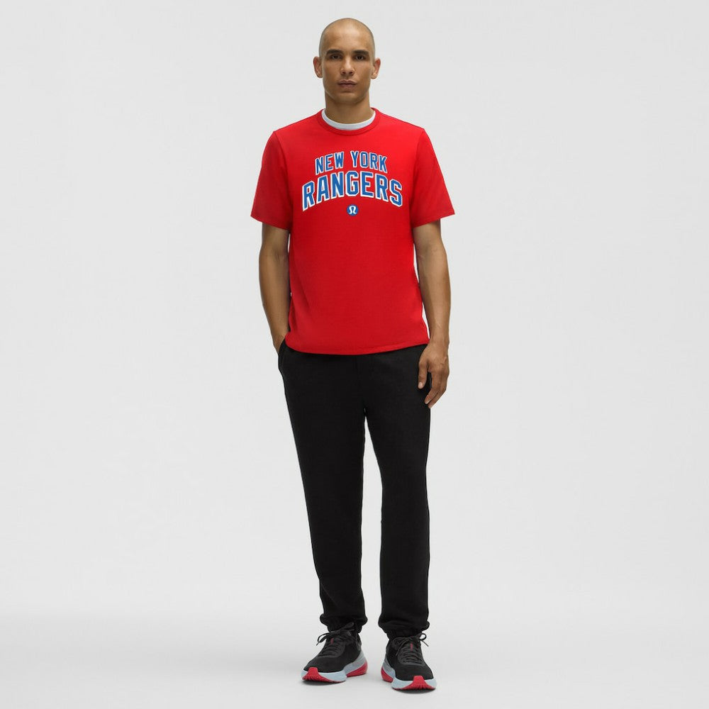 New York Rangers lululemon Organic Cotton Classic-Fit T-Shirt True Red