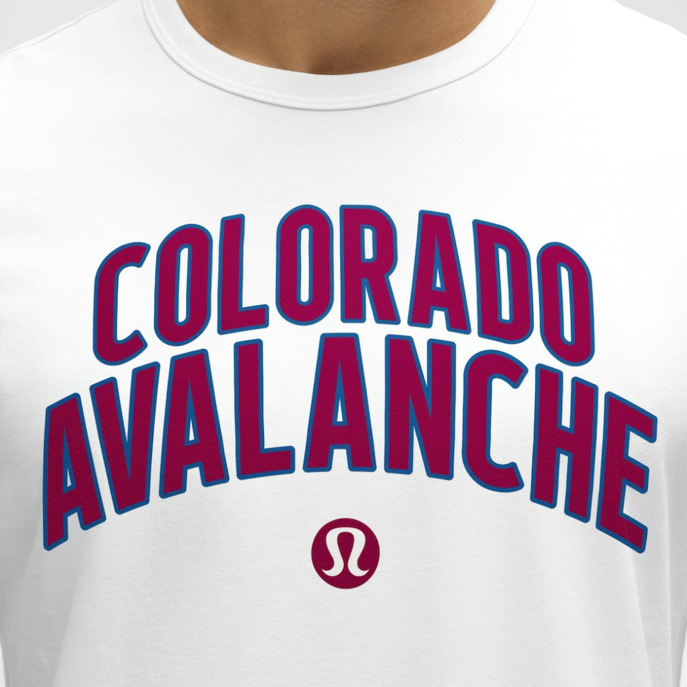 Colorado Avalanche lululemon Organic Cotton Classic-Fit T-Shirt White