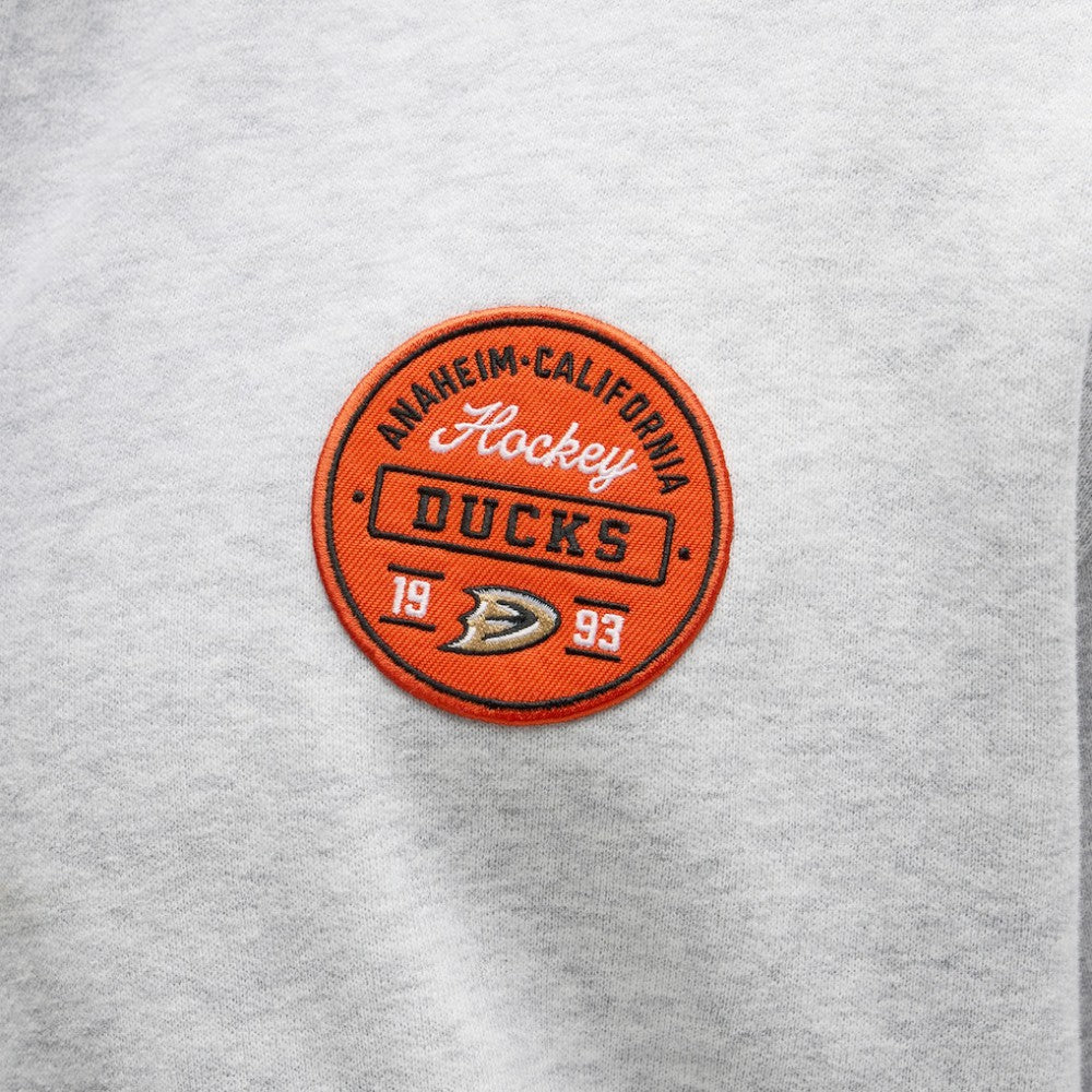 Anaheim Ducks lululemon Steady State Full-Zip Hoodie Heathered Core Ultra Light Grey