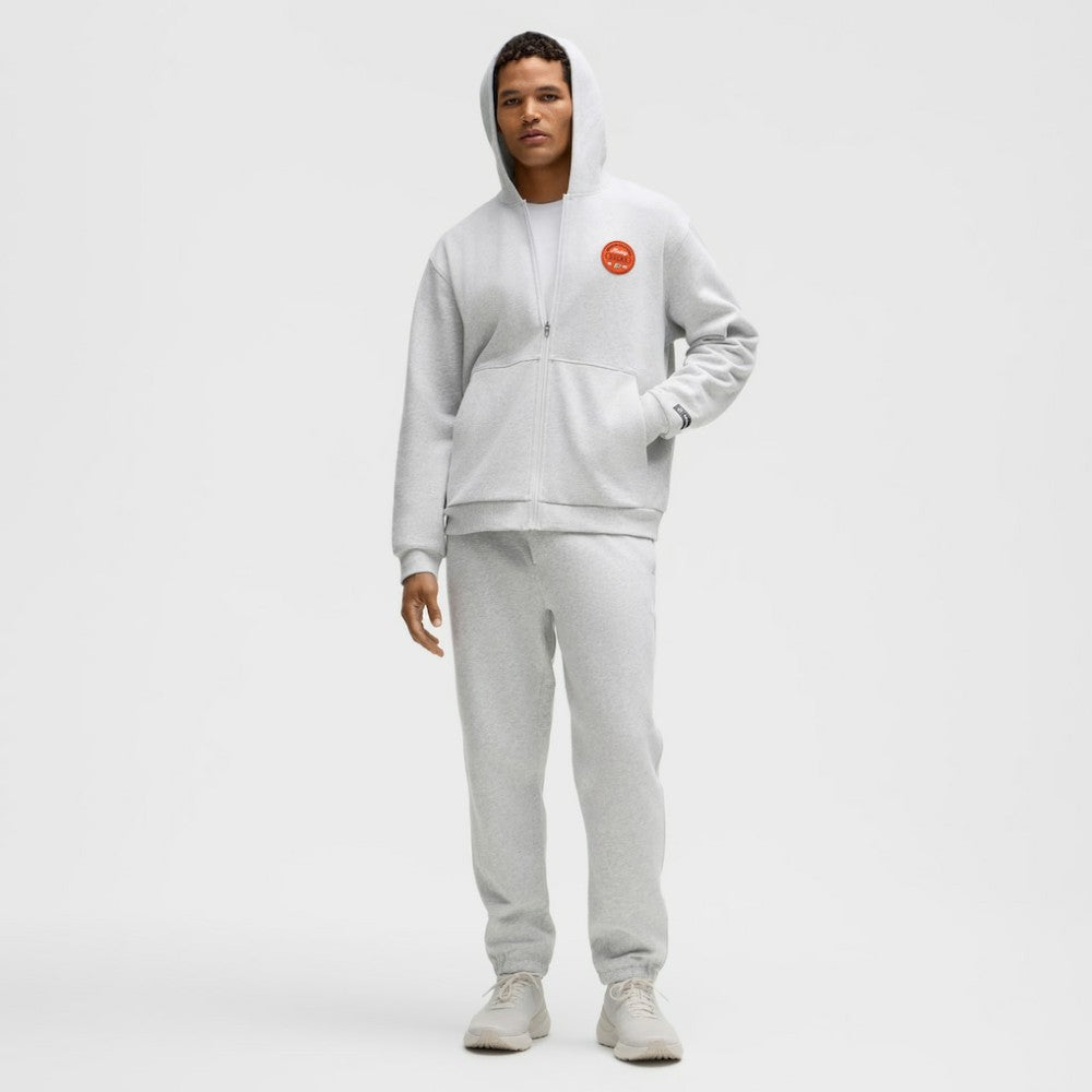 Anaheim Ducks lululemon Steady State Full-Zip Hoodie Heathered Core Ultra Light Grey
