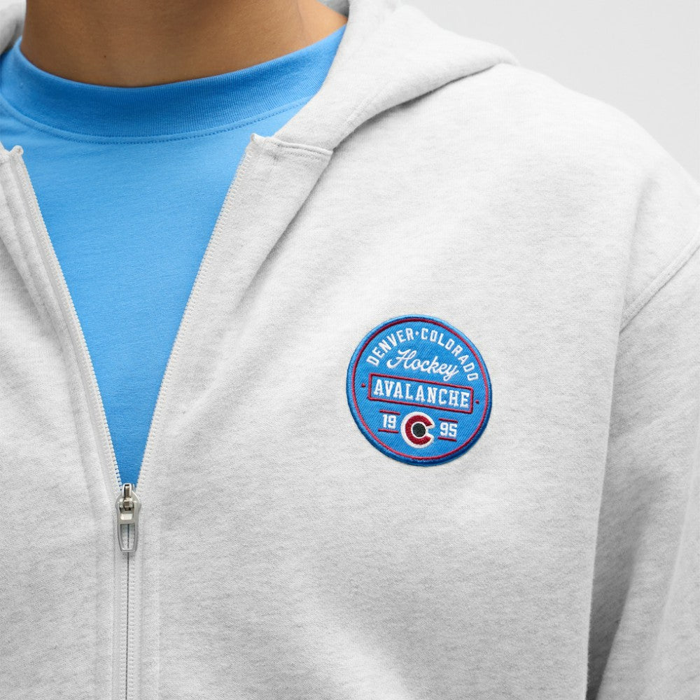 Colorado Avalanche lululemon Steady State Full-Zip Hoodie Heathered Core Ultra Light Grey
