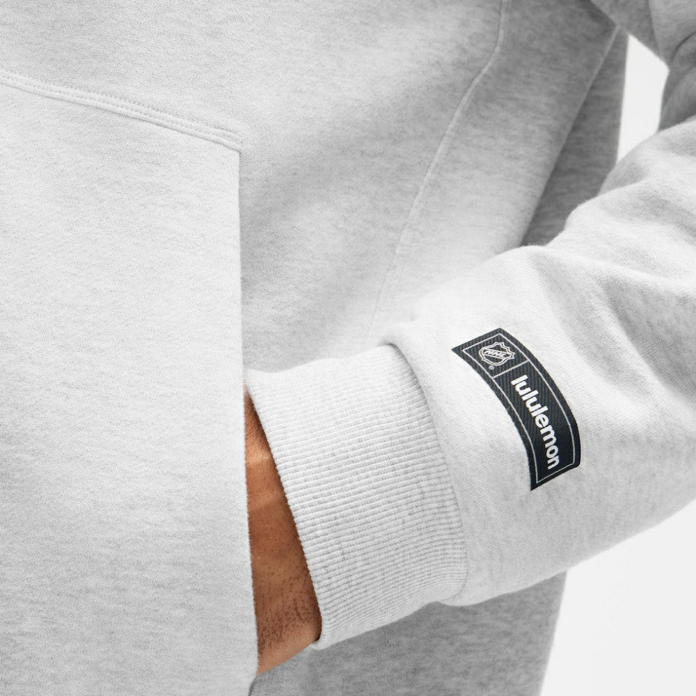 Detroit Red Wings lululemon Steady State Full-Zip Hoodie Heathered Core Ultra Light Grey