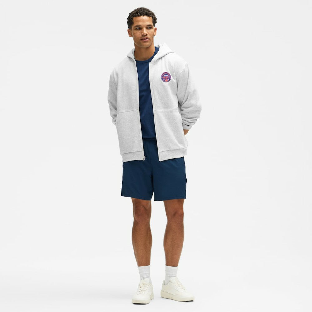 Edmonton Oilers lululemon Steady State Full-Zip Hoodie Heathered Core Ultra Light Grey
