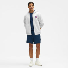 Edmonton Oilers lululemon Steady State Full-Zip Hoodie Heathered Core Ultra Light Grey