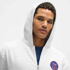 Edmonton Oilers lululemon Steady State Full-Zip Hoodie Heathered Core Ultra Light Grey