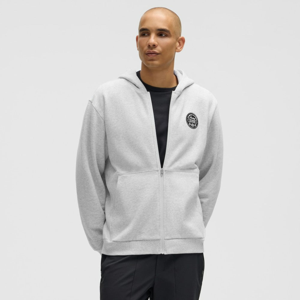 Los Angeles Kings lululemon Steady State Full-Zip Hoodie Heathered Core Ultra Light Grey