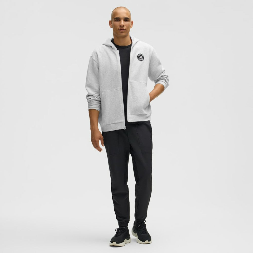 Los Angeles Kings lululemon Steady State Full-Zip Hoodie Heathered Core Ultra Light Grey