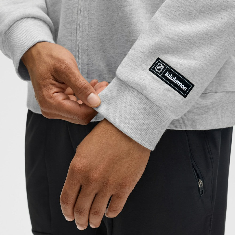 Los Angeles Kings lululemon Steady State Full-Zip Hoodie Heathered Core Ultra Light Grey