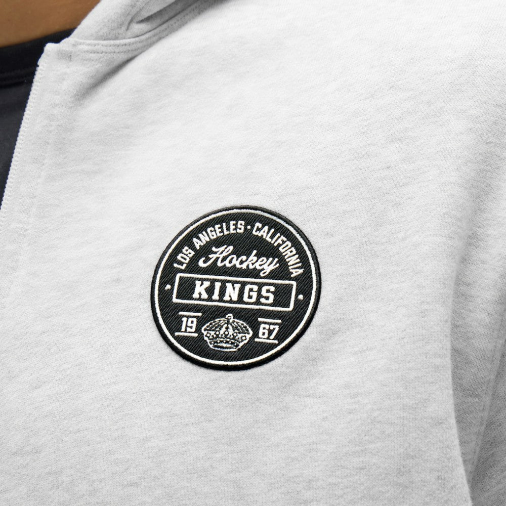Los Angeles Kings lululemon Steady State Full-Zip Hoodie Heathered Core Ultra Light Grey